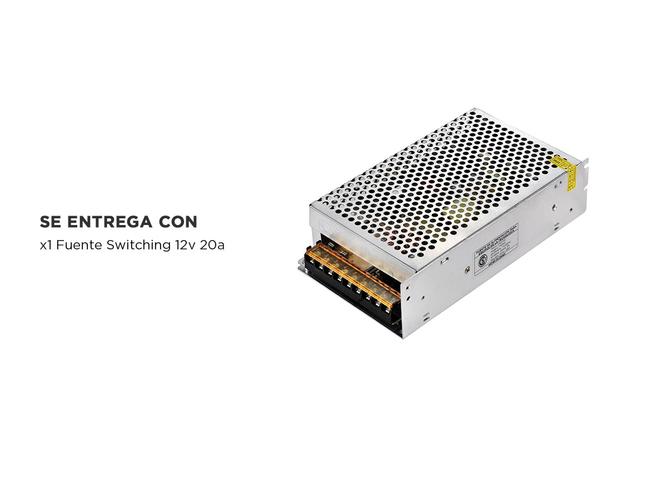 Fuente Switching 12v 20a Regulada Proteccion Tira Led Cctv - 6