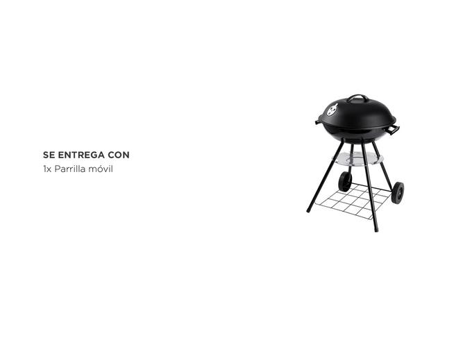 Parrilla Móvil Gadnic Asador con Tapa - 5