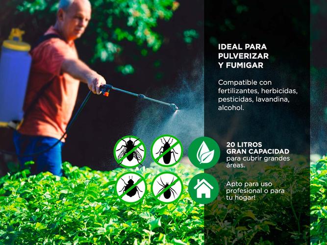 Pulverizador Fumigador Gadnic FUM1 Mochila Fumigadora 20 Litros Con 3 Boquillas Outlet - 2