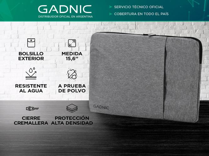 Funda Para Notebook Con Bolsillo Gadnic COVER03 Hasta 15.6 Pulgadas  - 1