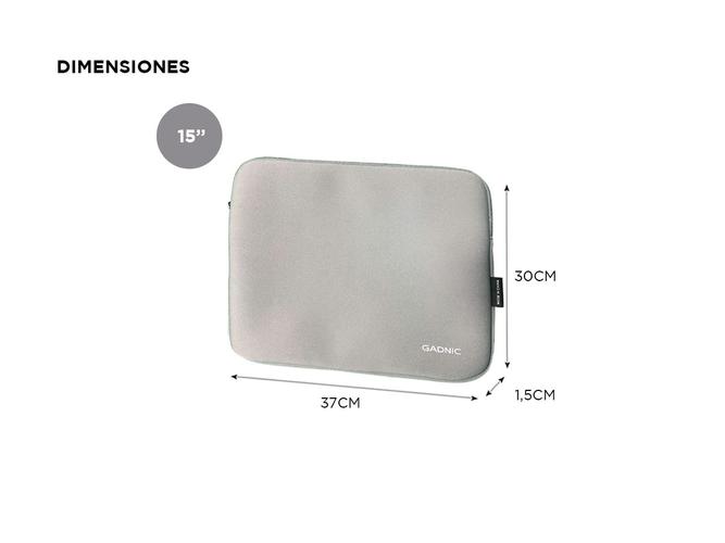 Funda Notebook Gadnic Neoprene para 15 pulgadas - 4