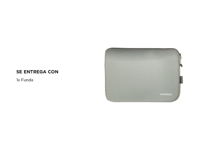 Funda para Notebook 156 Gris de Neoprene - 5
