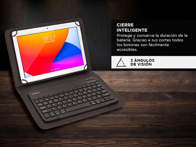 Funda Magnetica Gadnic Con Teclado Para Ipad Tablets  - 2