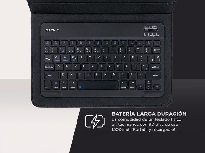 Funda Magnetica Gadnic Con Teclado Para Ipad Tablets  - 3
