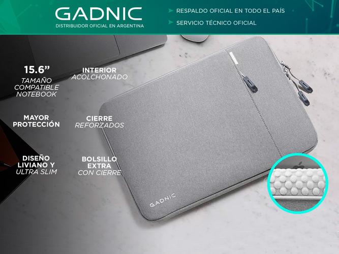 Funda Bolso Gadnic Notebook Proteccion En Esquinas Premium Acolchonada - 1