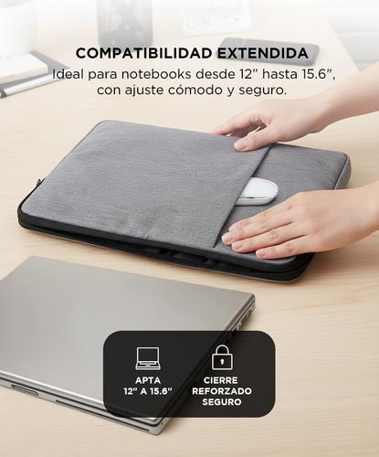 Funda Para Notebook Gadnic de 15.6” Impermeable Con Proteccion Interior - 2