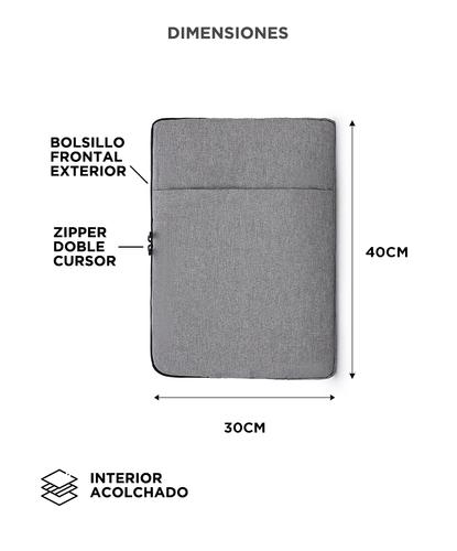 Funda Para Notebook Gadnic de 15.6” Impermeable Con Proteccion Interior - 4
