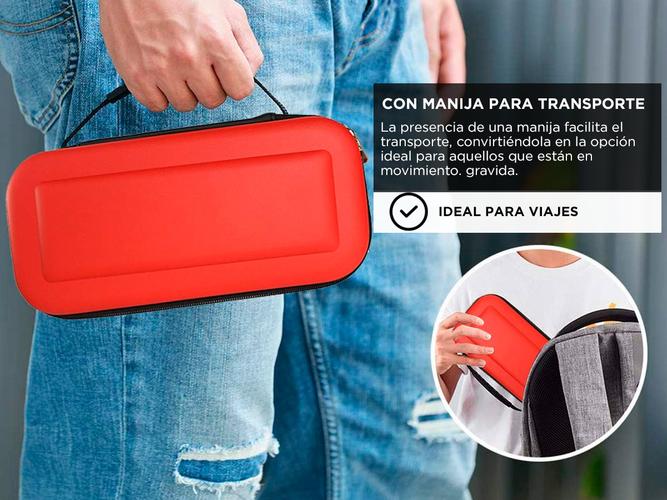 Funda Para Nintendo Switch Gadnic Estuche Bolso Rigido - 2
