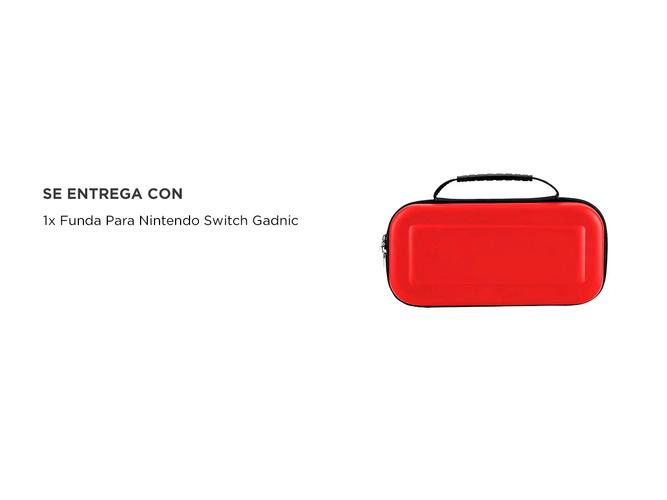 Funda Para Nintendo Switch Gadnic Estuche Bolso Rigido - 4