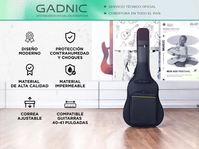 Funda de Guitarra Gadnic Impermeable - 1