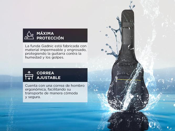 Funda de Guitarra Gadnic Impermeable - 3