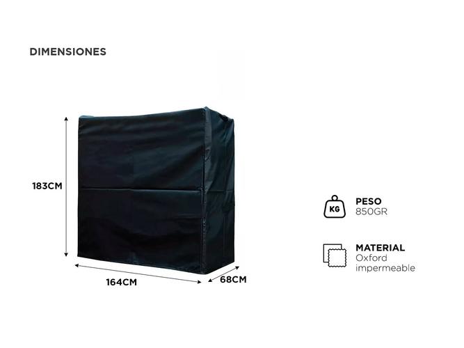 Funda Cubre Mesa para De Ping Pong Gadnic Impermeable con Cierre - 4