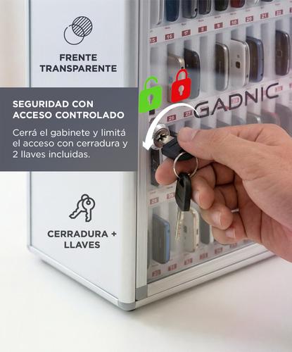 Gabinete Para Celulares Gadnic x48 Puerta Acrílica Interior Acolchado - 3
