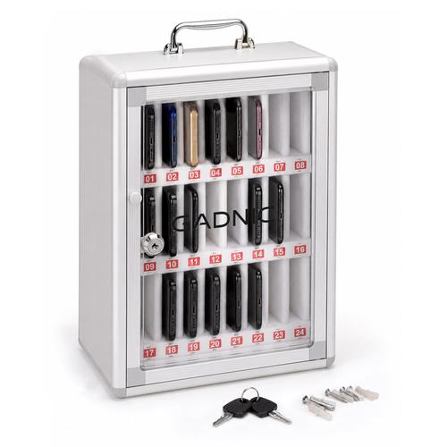 Gabinete Para 24 Celulares Gadnic Con Cerradura Puerta Acrílica Interior Acolchado - 0