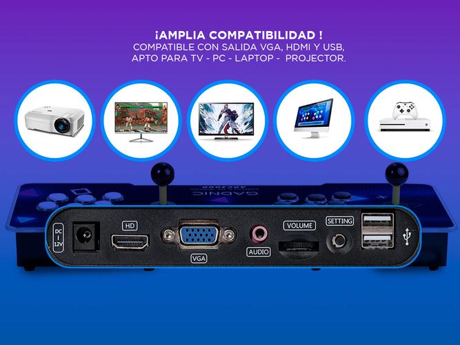 Consola de Juegos Arcade Gadnic  Usado - 4