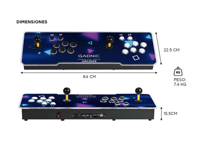 Consola de Juegos Arcade Gadnic  Usado - 5