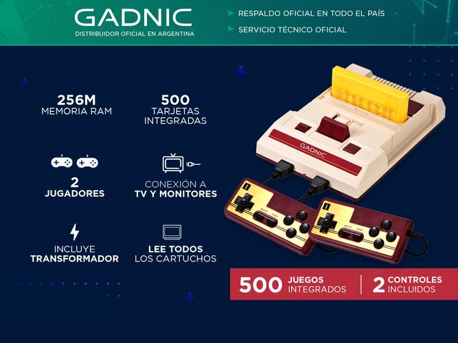 Consola de Juegos Retro Gadnic GMB4 8 Bits Classic 2 Controles - 1