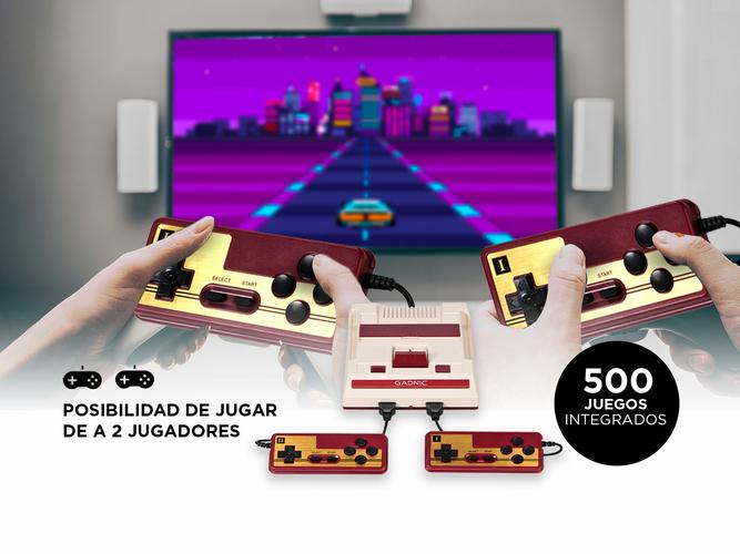 Consola de Juegos Retro Gadnic GMB4 8 Bits Classic 2 Controles - 3