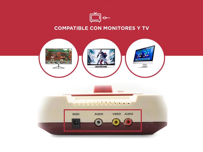 Consola de Juegos Retro Gadnic GMB4 8 Bits Classic 2 Controles - 4