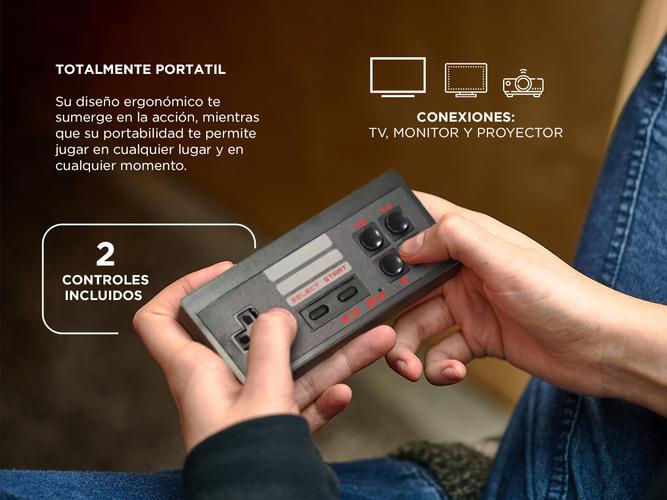Consola De Juegos Gadnic Portatil HDMI 8 Bits 764 Juegos - 4
