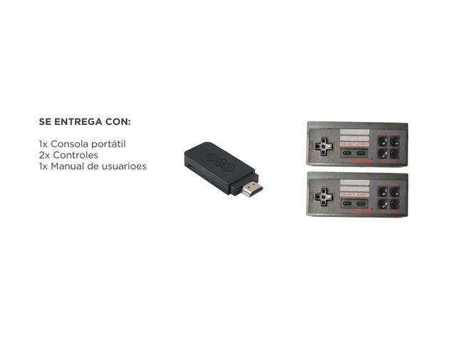 Consola De Juegos Gadnic Portatil HDMI 8 Bits 764 Juegos - 6