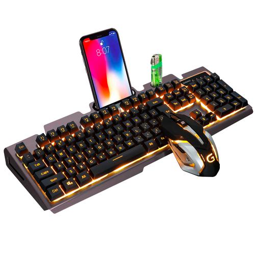 Combo Teclado Gadnic Retroiluminado + Mouse - 0