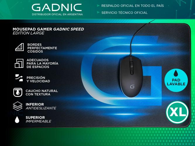 Mouse Pad Gamer Gadnic Extra Large XL 90x42cm x 3mm - 1