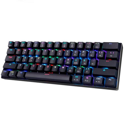 Teclado Gamer Gadnic ZT900 Mecanico QWERTY RGB Outemu Blue - 0