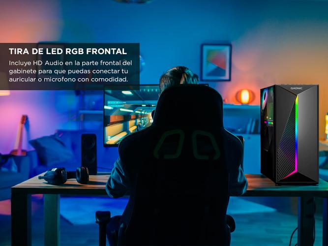 Gabinete Gamer Pc Atx Gadnic Apocalipsis 6 Coolers  - 2