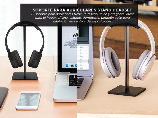 Soporte Para Auriculares Stand Headset Gamer Office - 2
