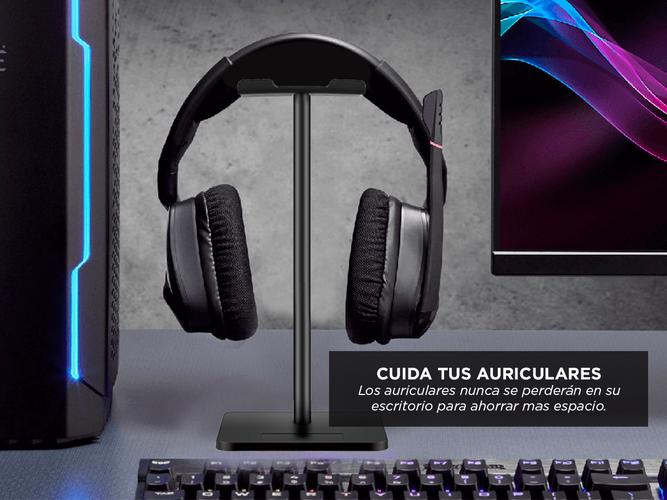 Soporte Para Auriculares Stand Headset Gamer Office - 4