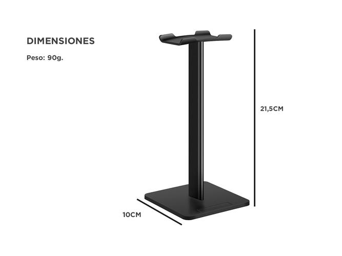 Soporte Para Auriculares Stand Headset Gamer Office - 5