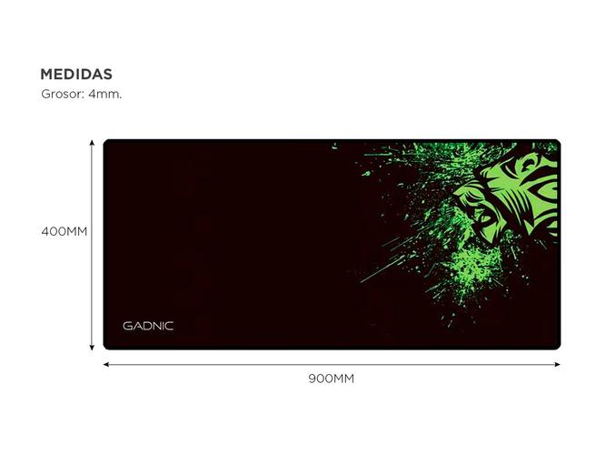Mouse Pad Gamer Gadnic XL 90x40cm Impermeable - 5