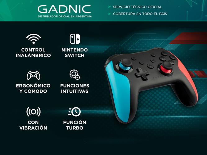 Joystick Control Inalámbrico Gadnic Joyst60 Para Nintendo Switch - 1