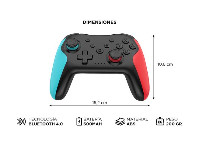 Joystick Control Inalámbrico Gadnic Joyst60 Para Nintendo Switch - 4