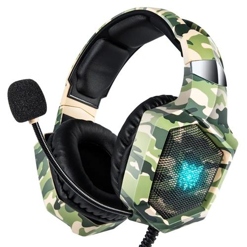 Auriculares Gamer Onikuma K8 con Micrófono y Luz RGB LED - 0