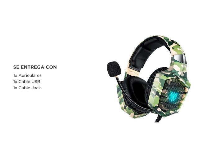 Auriculares Gamer Onikuma K8 con Micrófono y Luz RGB LED - 5