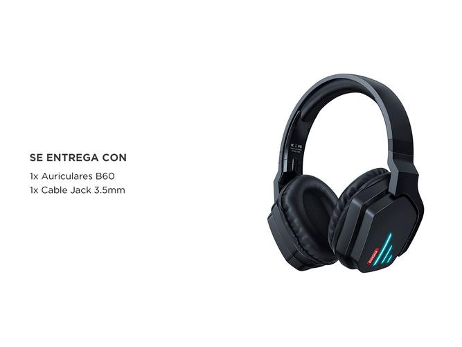 Auriculares Inalámbricos Gamer Onikuma B60 con Blutooth y Luz LED - 5