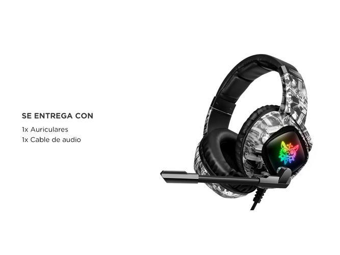 Auriculares Gamer Onikuma K19 con Luz Rgb LED - 5