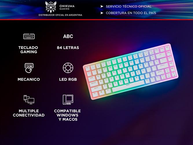 Teclado Mecánico Onikuma G30 Gamer Retroiluminado - 1