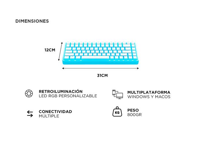 Teclado Mecánico Onikuma G30 Gamer Retroiluminado - 4