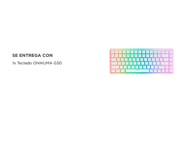 Teclado Mecánico Onikuma G30 Gamer Retroiluminado - 5