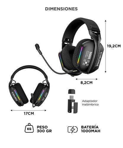 Auriculares Gamer Onikuma GT808 RGB Micrófono PS5 Xbox PC  - 3