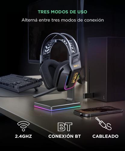 Auriculares Gamer Onikuma GT828 Cuatro Modos Conexión Luz RGB Baja Latencia - 2