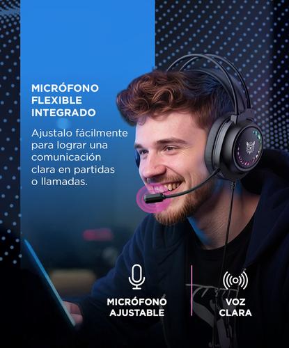 Auriculares Gamer ONIKUMA X92 Black  Cable 35 mm RGB Sonido Envolvente  - 3