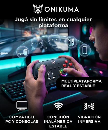 Joystick Inalambrico Onikuma C1 Bluetooth Multiplataforma Giroscopio 6 Ejes Doble Vibracion Joystick Hall - 1