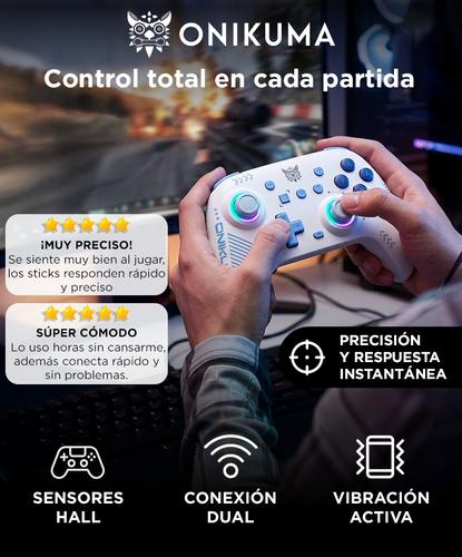 Joystick Inalámbrico Onikuma C1 Bluetooth Multiplataforma Blanco - 1