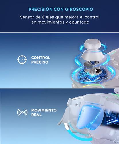 Joystick Inalámbrico Onikuma C1 Bluetooth Multiplataforma Blanco - 2