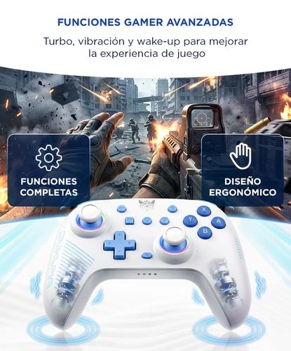 Joystick Inalámbrico Onikuma C1 Bluetooth Multiplataforma Blanco - 4