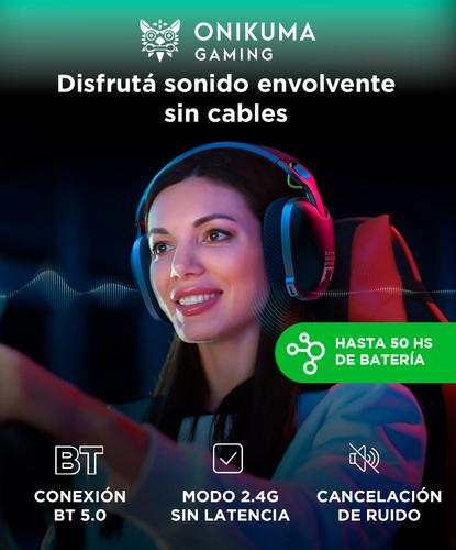 Auriculares Gamer Onikuma B2 Con Micrófono PC - 1